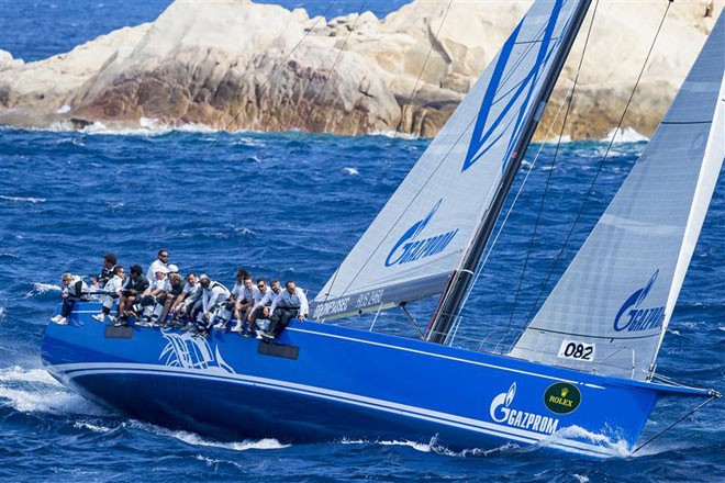BRONENOSEC (RUS), during the coastal race - 2012 Rolex Swan Cup ©  Rolex / Carlo Borlenghi http://www.carloborlenghi.net